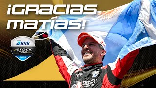 ¡GRACIAS MATÍAS A DESPEDIDA DE UM ARGENTINO QUE ENCANTOU A STOCK CAR [upl. by Dulciana]