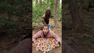 Survival Skills Candy 🍭 Simple but Usefulsurvival outdoors useful bushcraft camping [upl. by Kirbee]