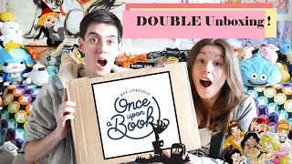 Double Unboxing   Once Upon a Book quotBeaux livresquot  quotOctobrequot [upl. by Llewkcor]