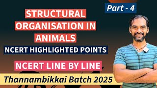 Structural Organisation in Animals in Tamil  Part 4  TB 2025 [upl. by Ahsenauj]