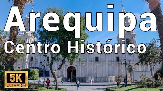 AREQUIPA 5K 24FPS walkingtour [upl. by Avrom]