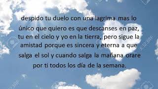 Que vayas con dios letra  big boy [upl. by Scully]