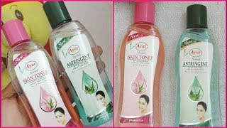 Ayur skin toner and astringent review with difference in Toner and astringent  Toner Vs Astringent [upl. by Acirej430]