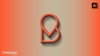 How To Create Letter B Modern Logo Design Design 3  Adobe Illustrator CC  Lettermark Logo Series [upl. by Hose]