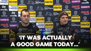 Cleary tight lipped on Panthers nextup attitude  Penrith Press Conference  Fox League [upl. by Allx]