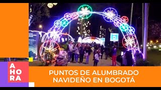 Bogotá cuenta con más de 40 puntos de alumbrado navideño [upl. by Wilburt120]