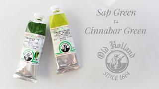 Sap Green vs Cinnabar Green [upl. by Adnahcal]