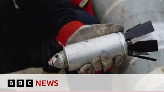 US plans to send controversial cluster munitions to Ukraine  BBC News [upl. by Sucrad]