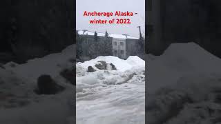 Anchorage Alaska  winter of 2022 travel vlog alaska winter explore [upl. by Malissa]