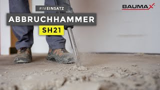 BAUMAX Benzin Abbruchhammer SH21 [upl. by Dalt800]