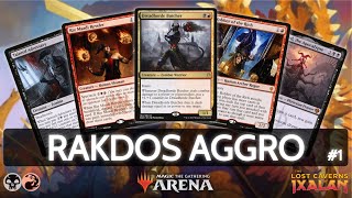 ⚫🔴 Rakdos Aggro 56 Win Rate part 1  MTG Arena  Explorer  BO3 The Lost Caverns of Ixalan [upl. by Sunny462]