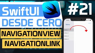 SWIFTUI NavigationView y NavigationLink en Español ¿Cómo navegar entre pantallas en SwiftUI 21 [upl. by Darlleen115]