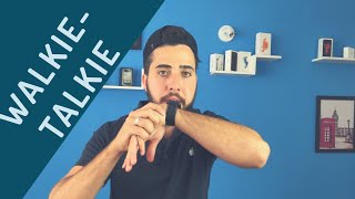 NOVA ATUALIZAÇÃO  APPLE WATCH  COMO USAR O WALKIE TALKIE [upl. by Seymour]