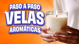 Cómo hacer velas aromáticas caseras con POCO dinero [upl. by Aenel468]