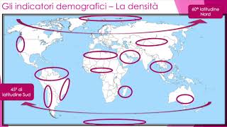 Geografia  Gli indicatori demografici  La densità 1 [upl. by Niamrej435]