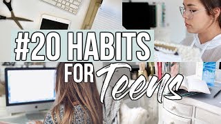 20 HABITS OF SUCCESSFUL TEENSSTUDENTS [upl. by Cox]