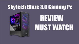 The Best Skytech Blaze 30 Gaming PC Desktop Review 2022 [upl. by Annehs]