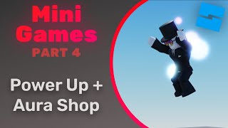 Mini Games Part 4 Power Up  Aura Shop  Roblox Studio 2024 [upl. by Arrimat]