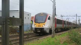 Trains At Cheshunt 161223 [upl. by Akimad]