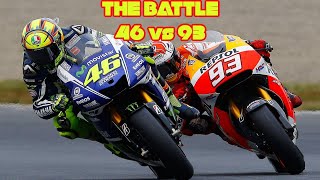 Valentino Rossi VS Marc Marquez Epic Battles [upl. by Salomo385]