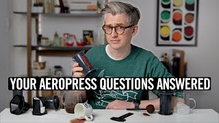 More Aeropress Reusing Filters Competition Brews Coffee For 2 Your Qs Answered Episode 5 [upl. by Ylro736]