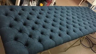 How to Make a Tufted Headboard [upl. by Etnahsa]