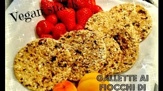 GALLETTE VEGANE AI FIOCCHI DI MIGLIO [upl. by Ahsienom]