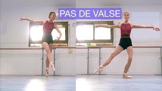 BALANCÉ  PAS DE VALSE  Waltz Step in Ballet Tutorial  natalie danza [upl. by Eellehs268]