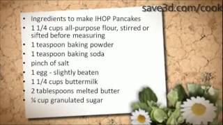 Secret Recipe  How to make IHOP Pancakes Copycat Recipes [upl. by Lladnek]