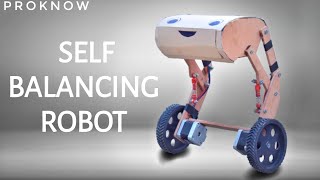 Diy Arduino Based Self Balancing Robot  PROKNOW [upl. by Zilber]