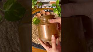 Easy Copper utensils cleaning hack coppercleaning kitchenhacks easyhacks hacks kitchentips [upl. by Hey]