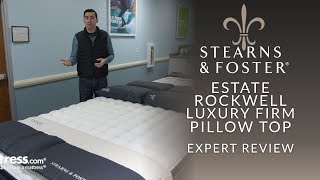 Stearns amp Foster Estate Rockwell Luxury Firm Pillow Top Mattress Expert Review [upl. by Nunciata290]