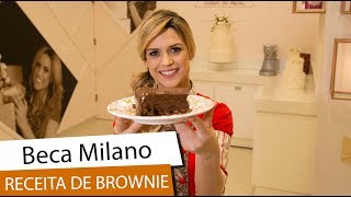 Beca Milano ensina receita de brownie [upl. by Hugues]