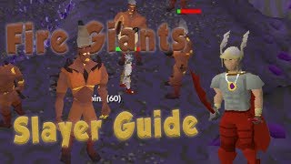 OSRS Catacombs of Kourend Fire Giants Slayer Guide [upl. by Ramah]