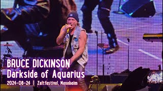 BRUCE DICKINSON  Darkside of Aquarius live Zeltfestival Mannheim 20240624 [upl. by Anyrak]