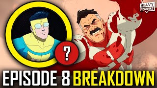 INVINCIBLE Episodes 8 Breakdown amp Ending Explained Review  Easter Eggs amp Comic Book Differences [upl. by Euqimod]