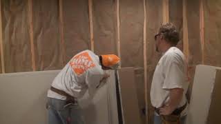 How To Hang Drywall on Walls [upl. by Notyep738]