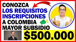 🛑Conozca los requisitos para inscribirse a Colombia Mayor 2023  Subsidio de 500000  Wintor ABC [upl. by Treblih688]