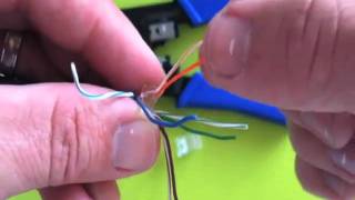 How to Crimp a ThreePiece RJ45 Connector [upl. by Breeze]