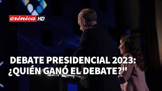 Segundo debate presidencial 2023 ¿Quién ganó el debate [upl. by Rimhsak]