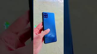 Samsung Galaxy a12 review smartphone black condition 6128 [upl. by Hedve996]