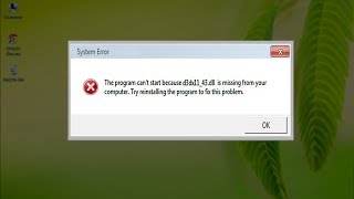 How to Fix D3DX1143dll Missing Error [upl. by Dacia345]