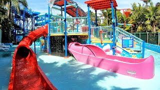 SPLASH PARK Kids Water Slides at North Star Resort [upl. by Bedad2]