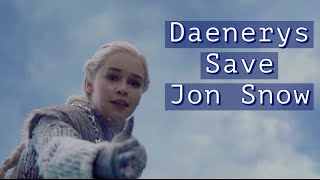 Daenerys Save Jon Snow amp His Team  Game of Thrones  Emilia Clarke  Kit Harington [upl. by Jarin122]