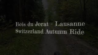 Bois du Jorat Lausanne Switzerland MTB Autumn Ride orbearise [upl. by Harret972]