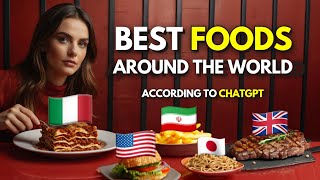 The 100 Best Food Dishes From Around the World According to AI [upl. by Giliana]