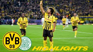 71 Adeyemi scores three Guirassy twice  BVB  Celtic  Highlights [upl. by Acnoib]