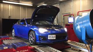 Turbo BRZ JDL GT2860rs Dyno [upl. by Arekahs]