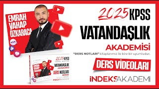 382025 KPSS  Vatandaşlık  Yargı 3 Anayasa Değişikliği ve Norm İptaliEmrah Vahap Özkaraca [upl. by Jenni]