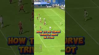 How to Shoot Like a Pro Curve Trivela Tutorial eafc24 short footballshorts [upl. by Ebby]